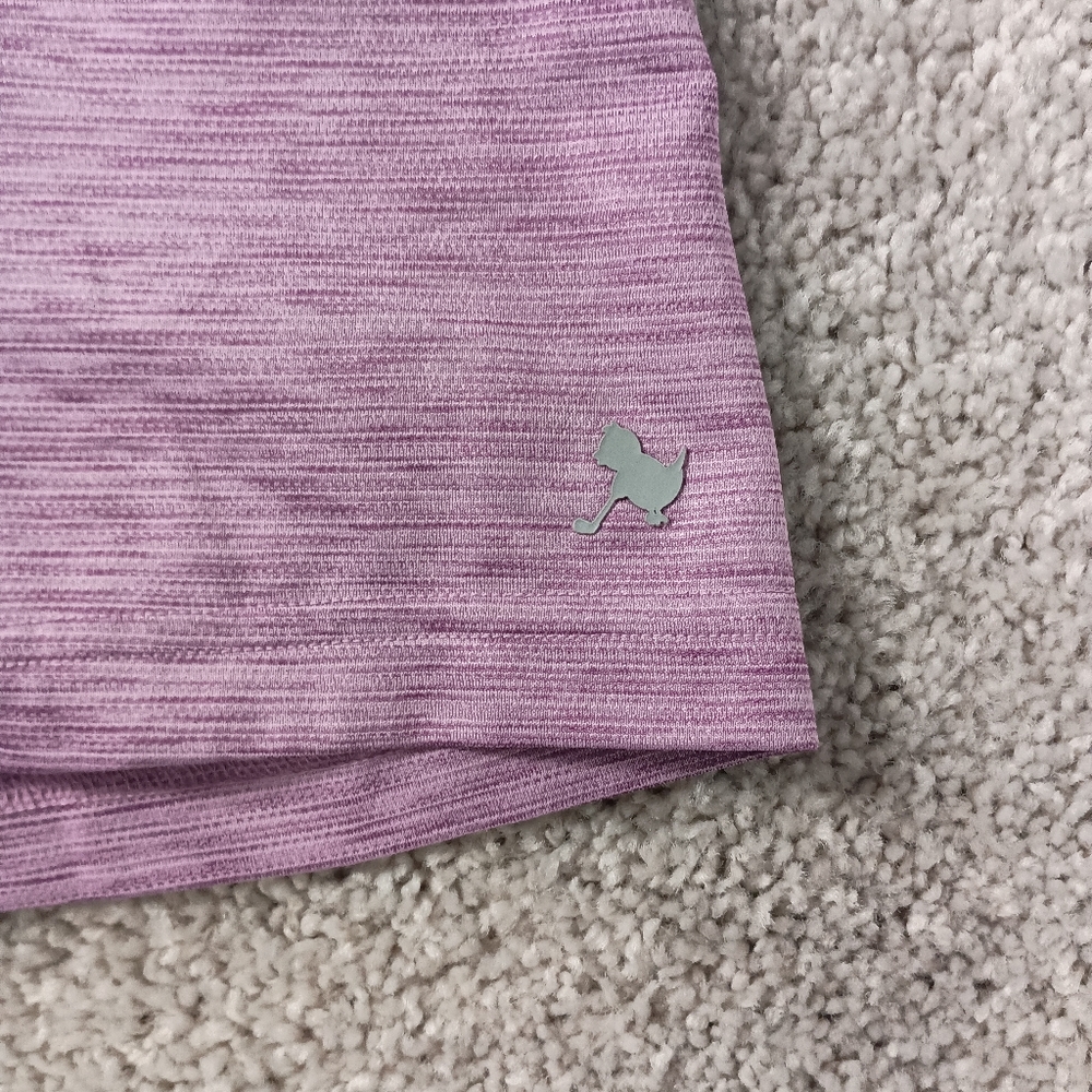 Birdie Bound 2XL Purple Heather Mens Golf Polo Shirt - Picture 4 of 9